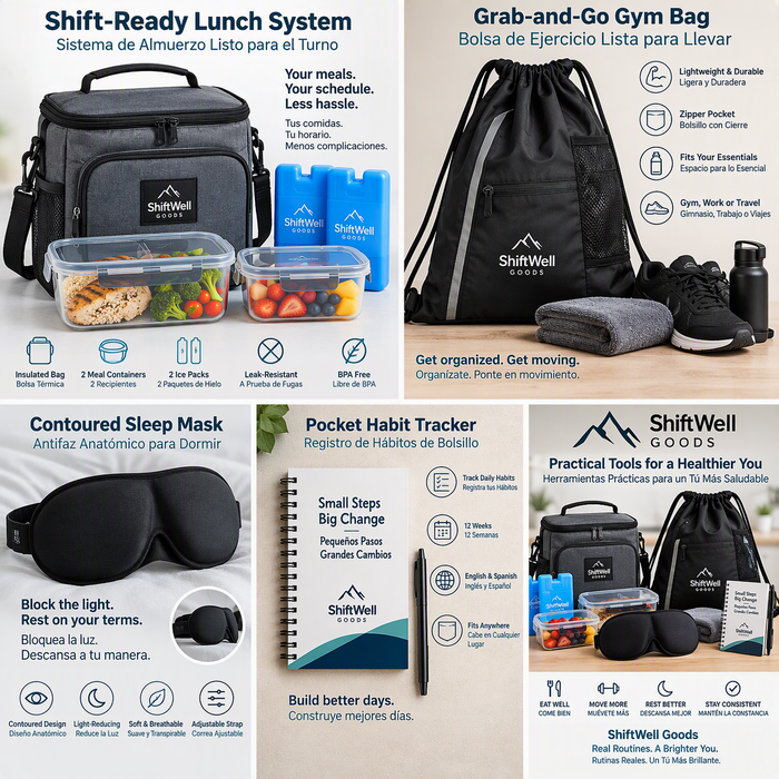 Grab-and-Go Gym Bag – Stay Shift-Ready, Every Day